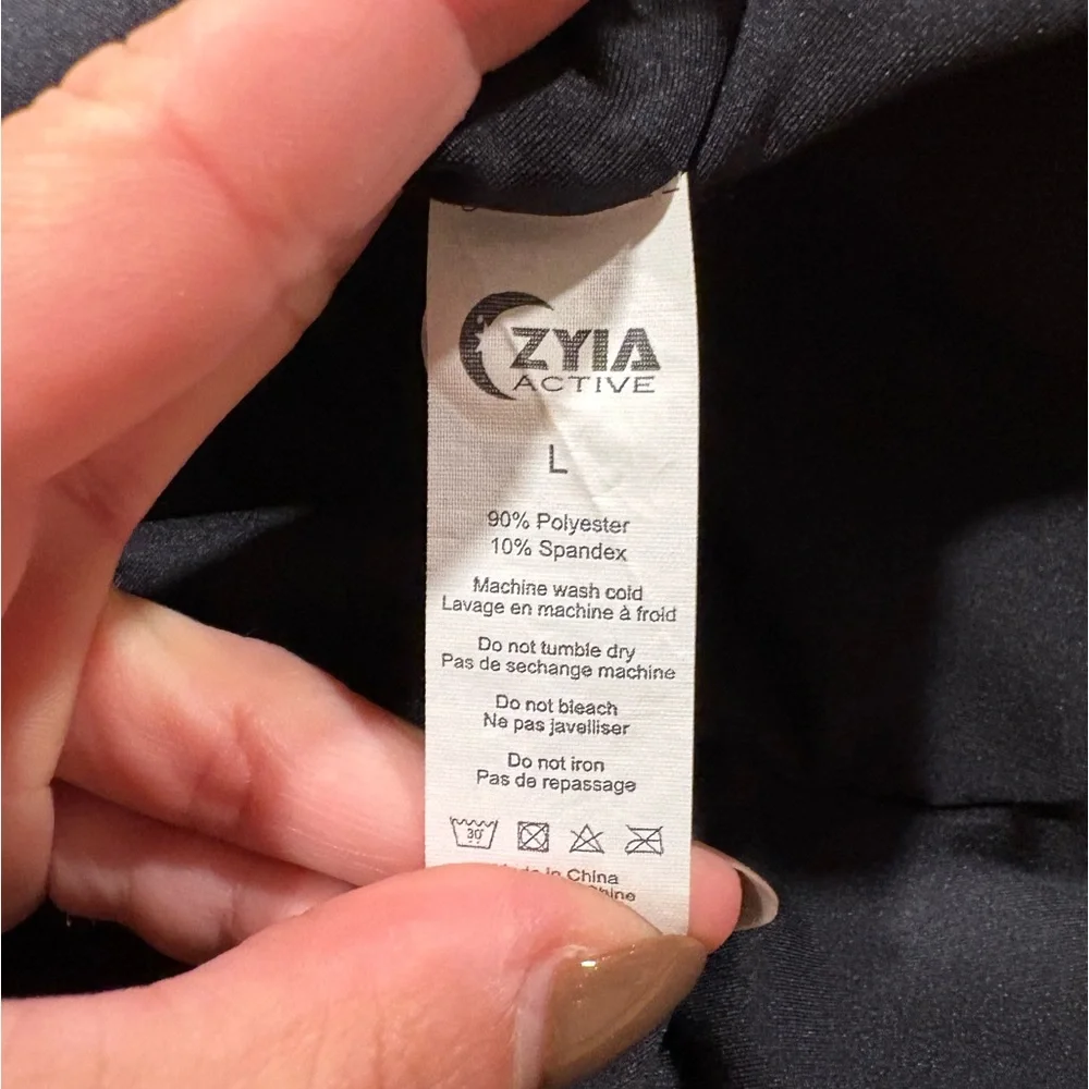 ZYIA Black Ribbed One-Piece Swimsuit - Picture 5 of 5